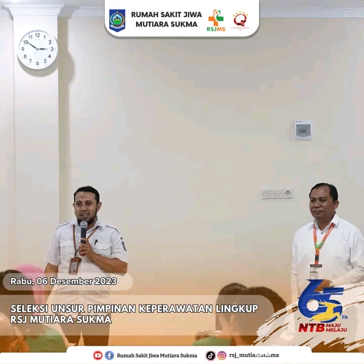 SELEKSI UNSUR PIMPINAN KEPERAWATAN LINGKUP RSJ MUTIARA SUKMA